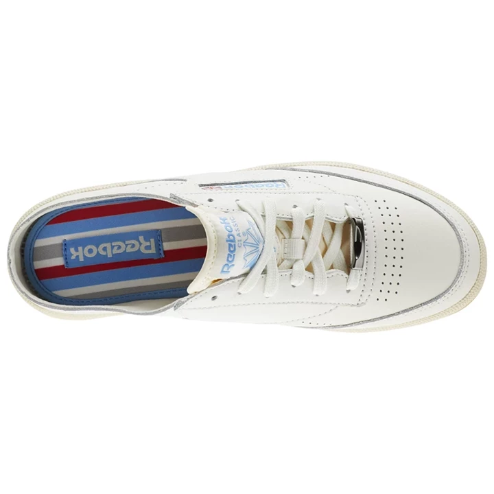 Zapatillas Reebok Club C 85 Mule Mujer Blancas Azules | 176258ONX