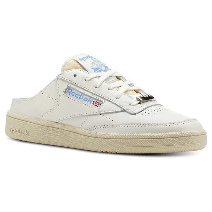 Zapatillas Reebok Club C 85 Mule Mujer Blancas Azules | 176258ONX