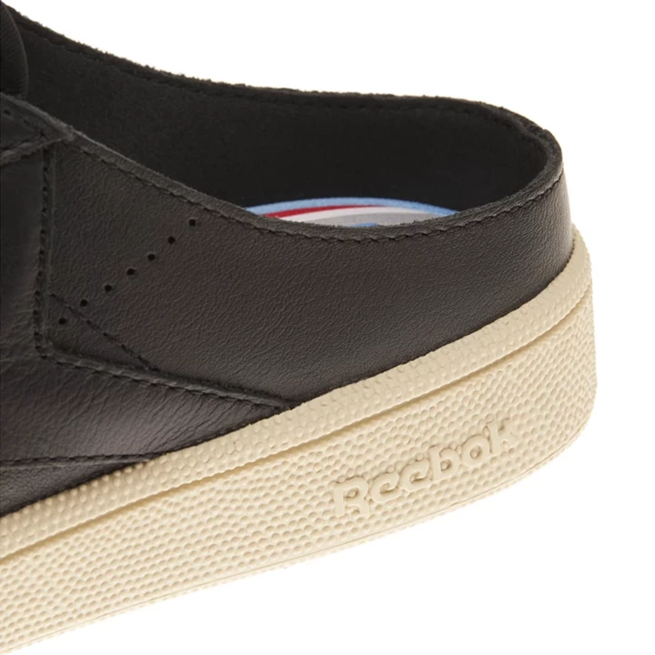 Zapatillas Reebok Club C 85 Mule Mujer Negras Blancas Gris | 015987MLG