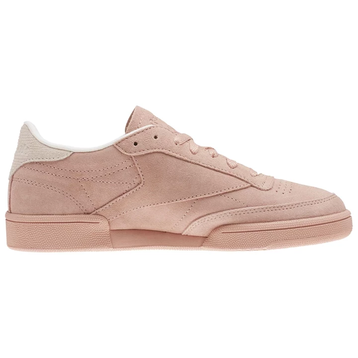 Zapatillas Reebok Club C 85 Nubuck Mujer Rosas Rosas | 340672GKS