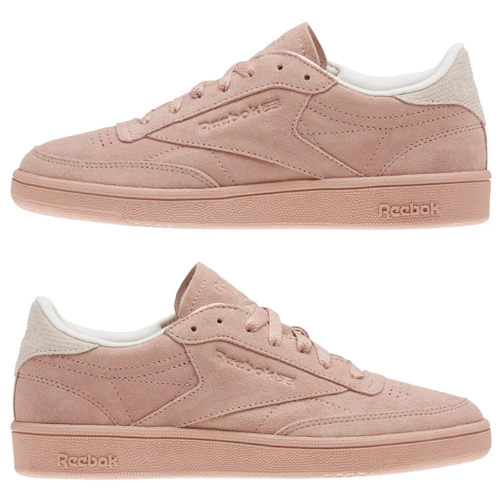 Zapatillas Reebok Club C 85 Nubuck Mujer Rosas Rosas | 340672GKS