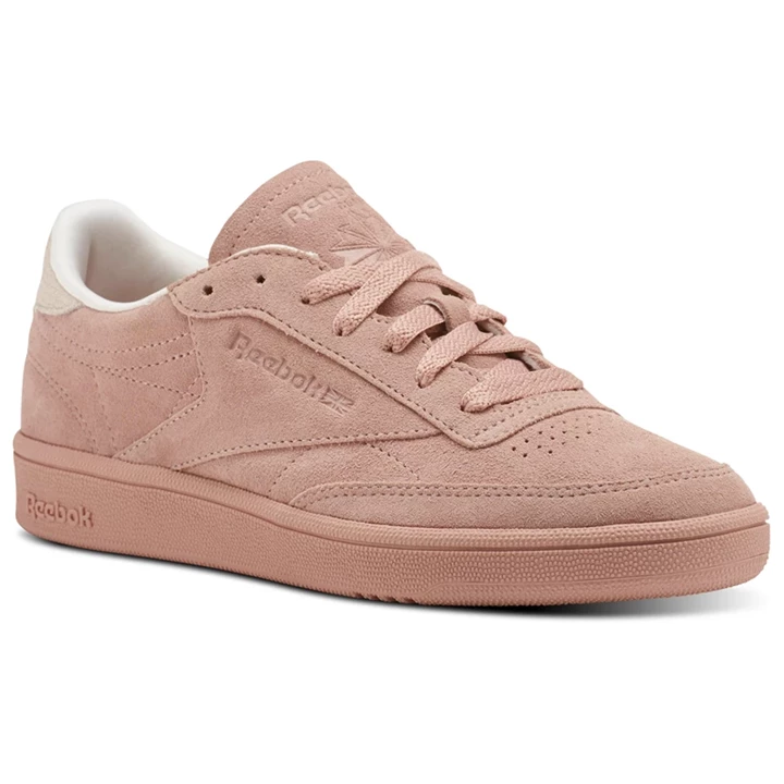 Zapatillas Reebok Club C 85 Nubuck Mujer Rosas Rosas | 340672GKS