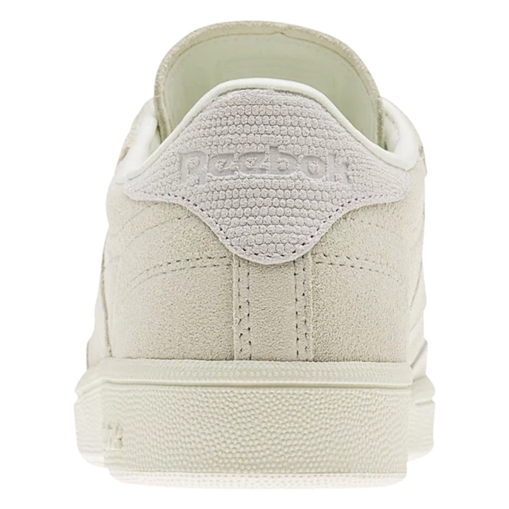 Zapatillas Reebok Club C 85 Nubuck Mujer Beige Blancas | 712653XVR