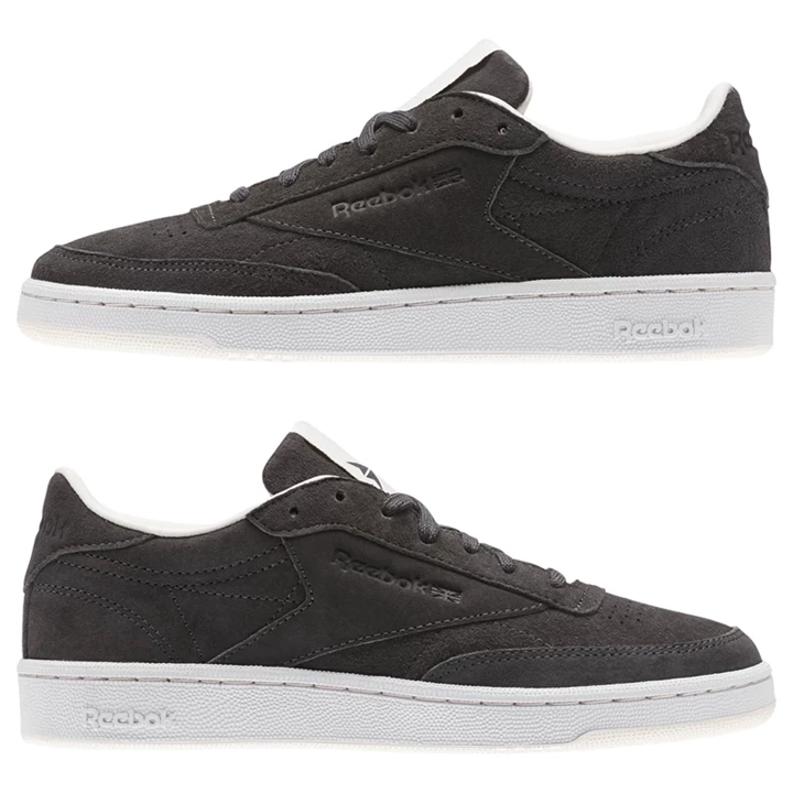 Zapatillas Reebok Club C 85 Tonal Nubuck Mujer Gris Rosas | 495706JUG