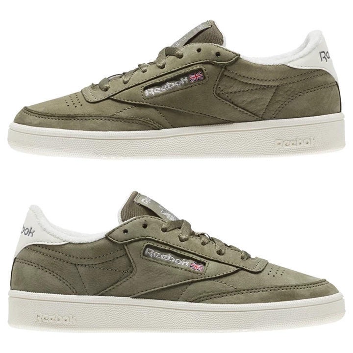 Zapatillas Reebok Club C 85 VTG Mujer Multicolor Gris Plateadas | 296175JAN