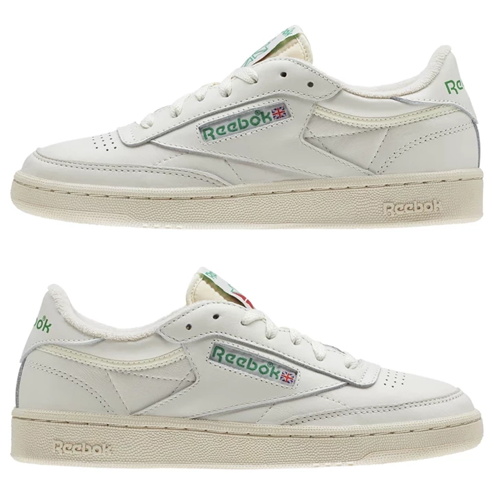 Zapatillas Reebok Club C 85 Vintage Mujer Verde Blancas Rojas | 698231VPY