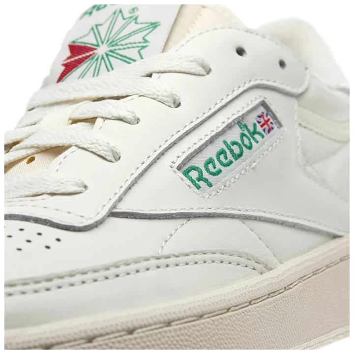 Zapatillas Reebok Club C 85 Vintage Mujer Verde Blancas Rojas | 698231VPY