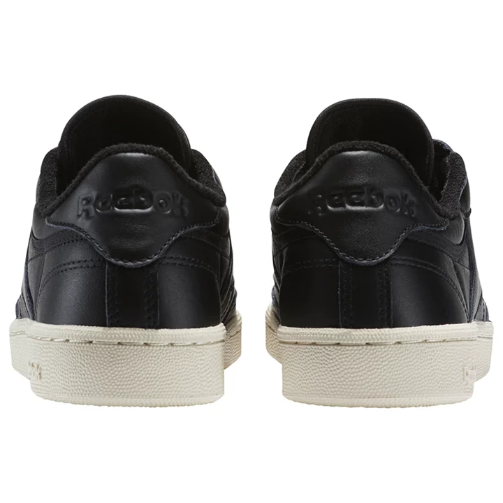 Zapatillas Reebok Club C 85 Zip Mujer Negras Blancas | 693048NWG