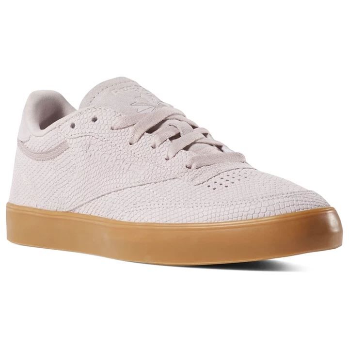 Zapatillas Reebok Club C Mujer Gris | 307618NSA