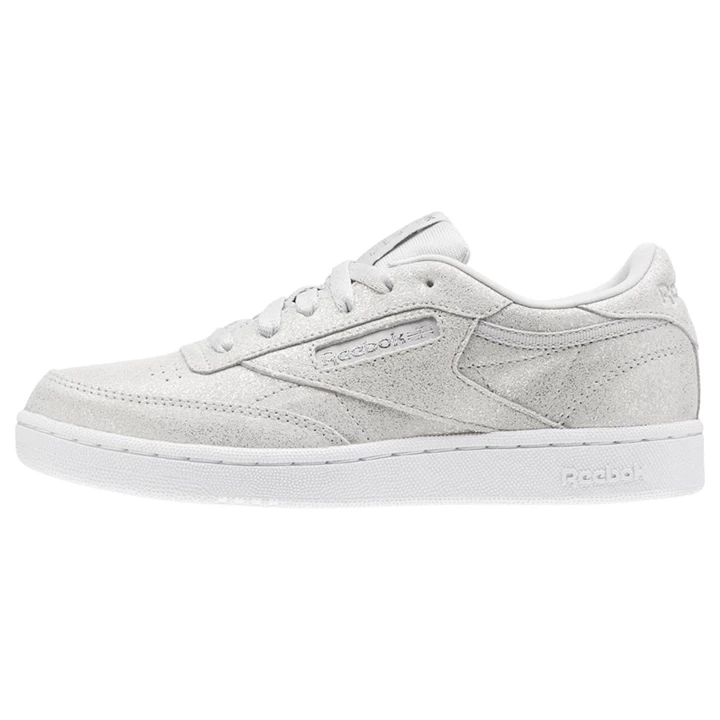 Zapatillas Reebok Club C Niños Plateadas Gris Blancas | 793021POA