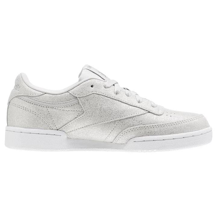 Zapatillas Reebok Club C Niños Plateadas Gris Blancas | 793021POA