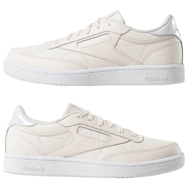 Zapatillas Reebok Club C Niños Rosas Blancas | 475293RGT