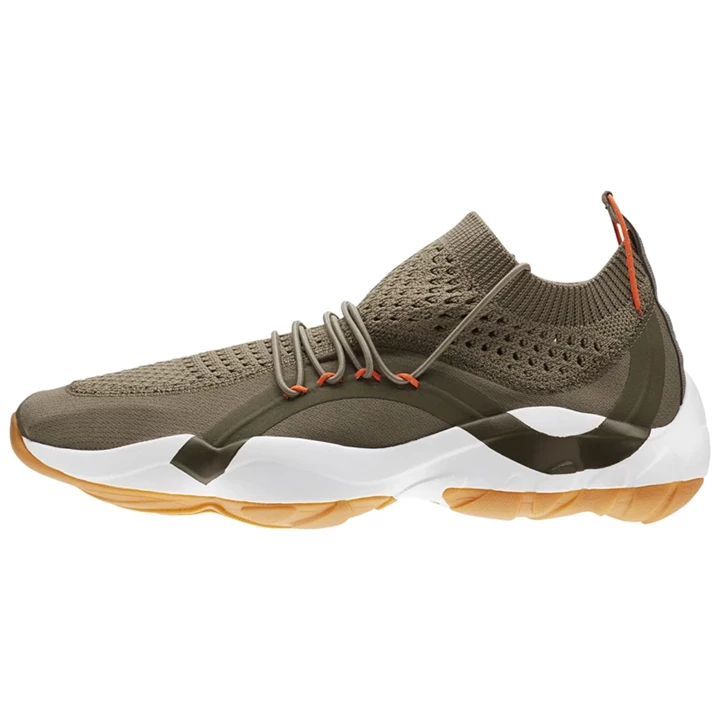 Zapatillas Reebok DMX Fusion Hombre Gris Verde Naranjas | 521864RDZ