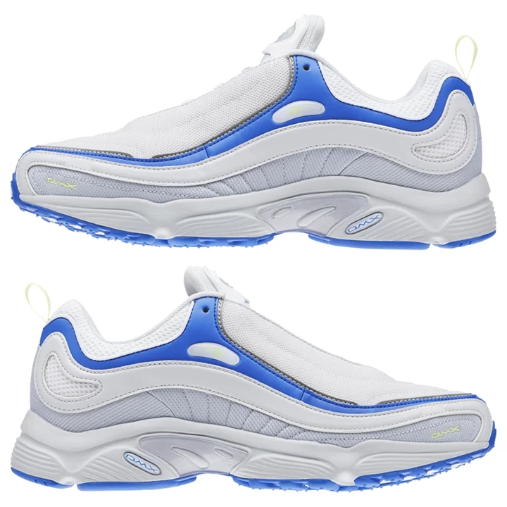 Zapatillas Reebok Daytona DMX Hombre Blancas Azules Limón | 190652CDZ