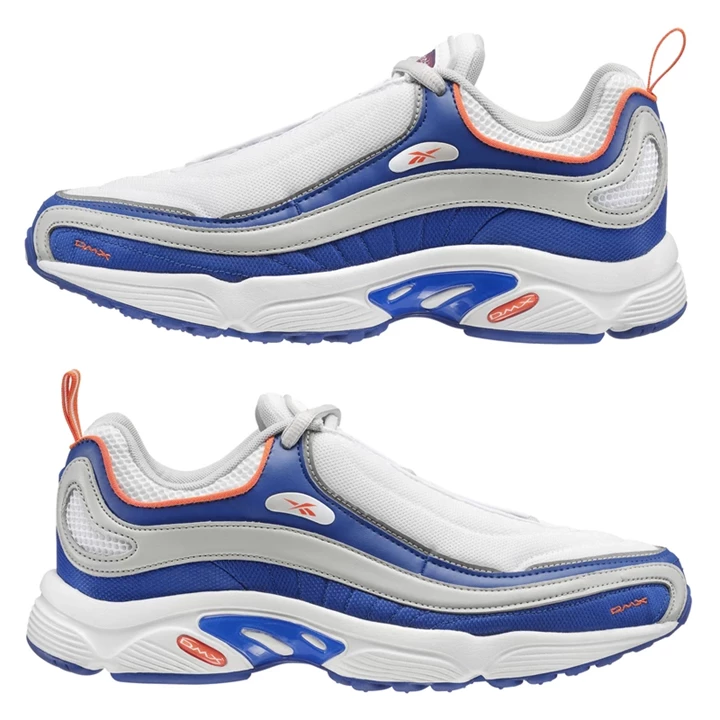 Zapatillas Reebok Daytona DMX Hombre Blancas Azules Gris Naranjas | 978014IVU