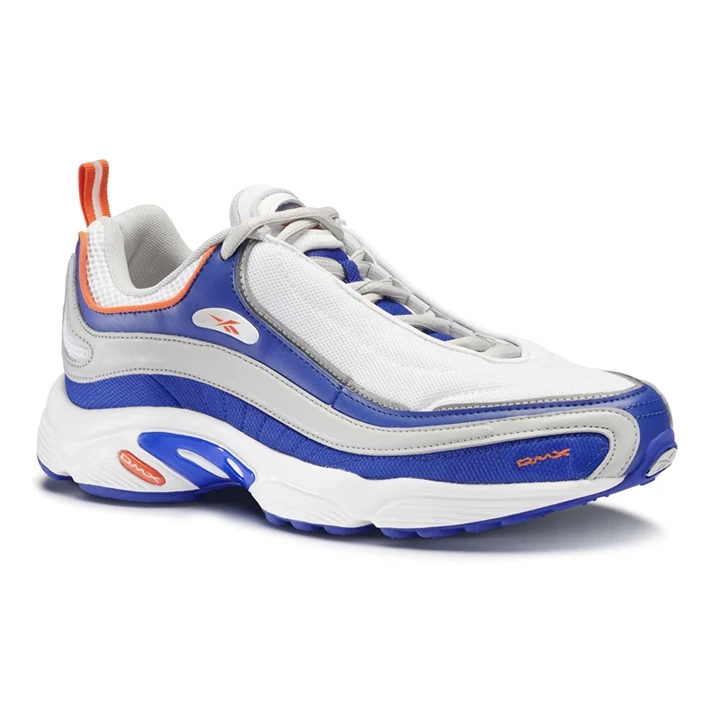 Zapatillas Reebok Daytona DMX Hombre Blancas Azules Gris Naranjas | 978014IVU