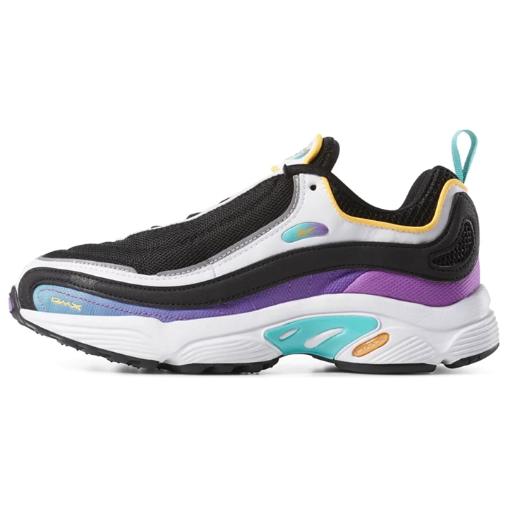 Zapatillas Reebok Daytona DMX Mujer Negras Turquesa Doradas | 564901JYO