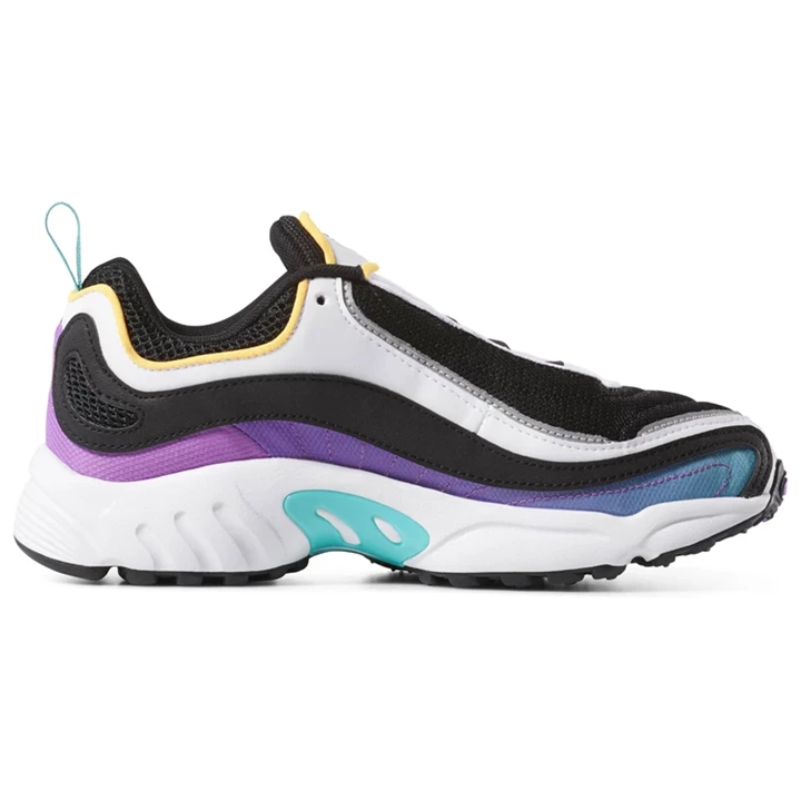 Zapatillas Reebok Daytona DMX Mujer Negras Turquesa Doradas | 564901JYO