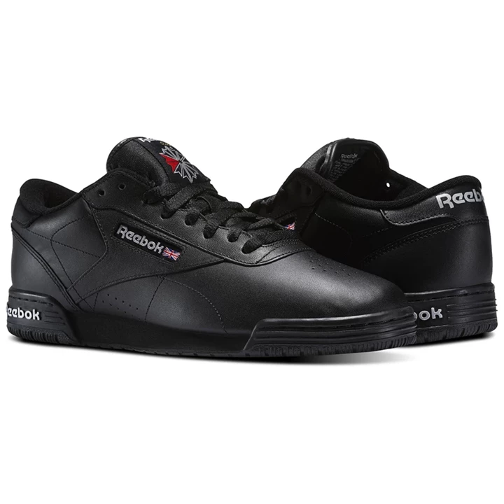 Zapatillas Reebok Ex-O-Fit Clean Logo INT Hombre Negras Plateadas Plateadas | 673851DQP