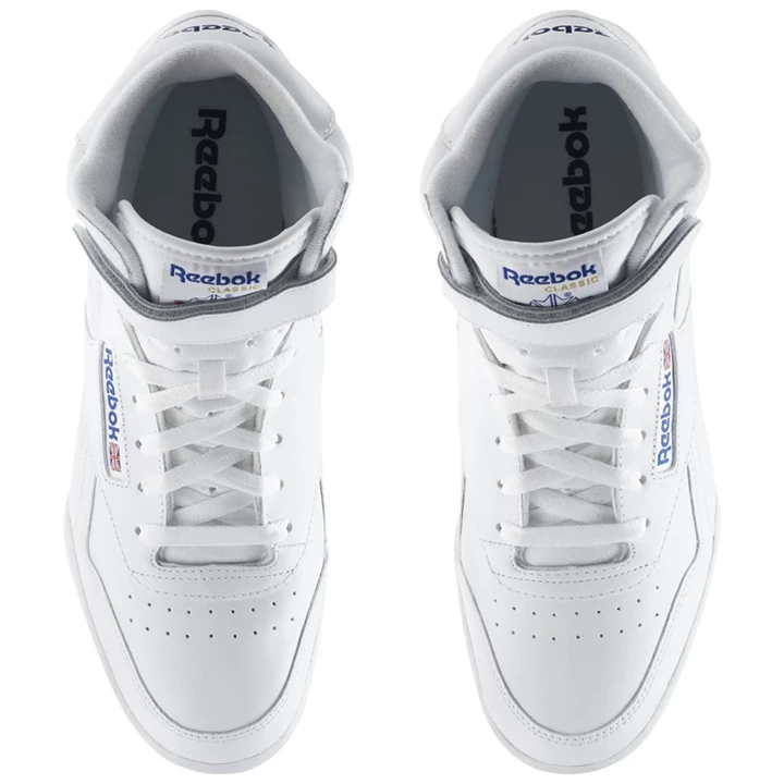 Zapatillas Reebok Ex-O-Fit Hi Hombre Blancas | 028413IKM