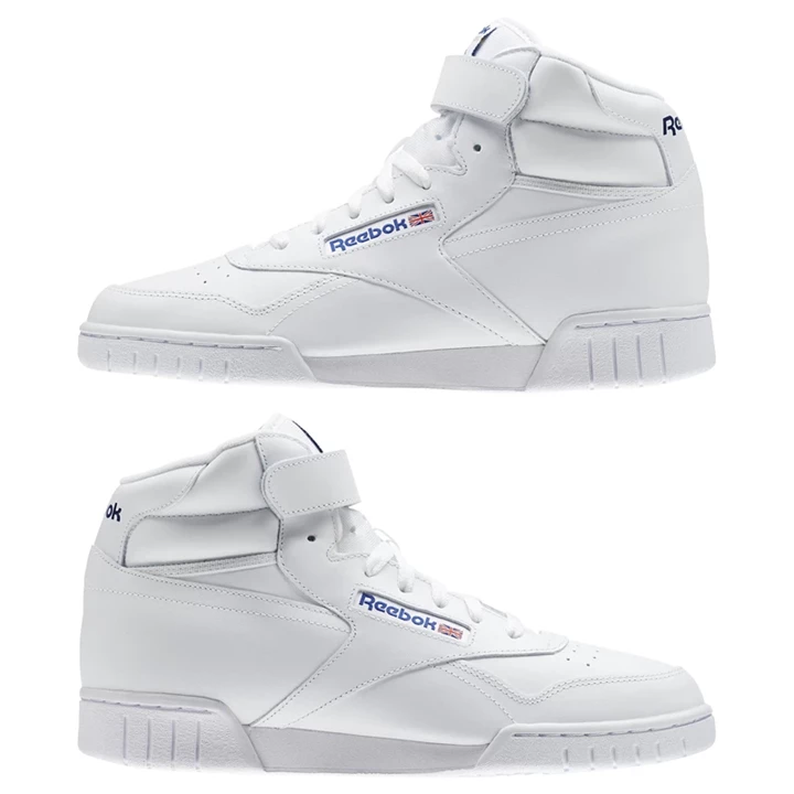 Zapatillas Reebok Ex-O-Fit Hi Hombre Blancas | 028413IKM