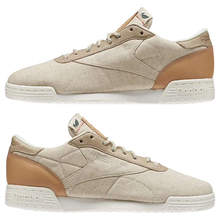 Zapatillas Reebok Exofit Lo Clean Eco Brown Hombre Blancas Marrones | 194306IRG