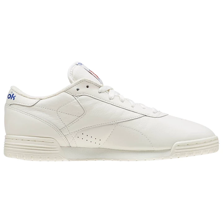 Zapatillas Reebok Exofit Lo Clean Vintage  Hombre Beige Azules Rojas | 639427AFB