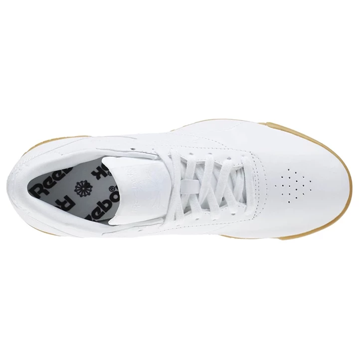 Zapatillas Reebok Exofit Lo Cln Garment Gum Mujer Blancas Marrones | 431029CXE