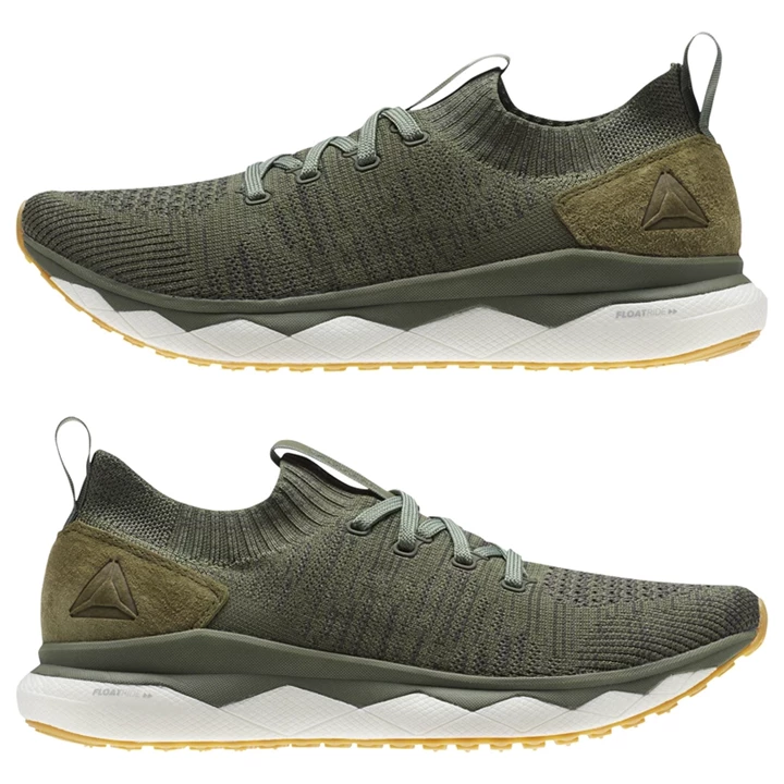 Zapatillas Reebok Floatride RS ULTK URBAN Hombre Verde Gris Blancas | 725916KMZ