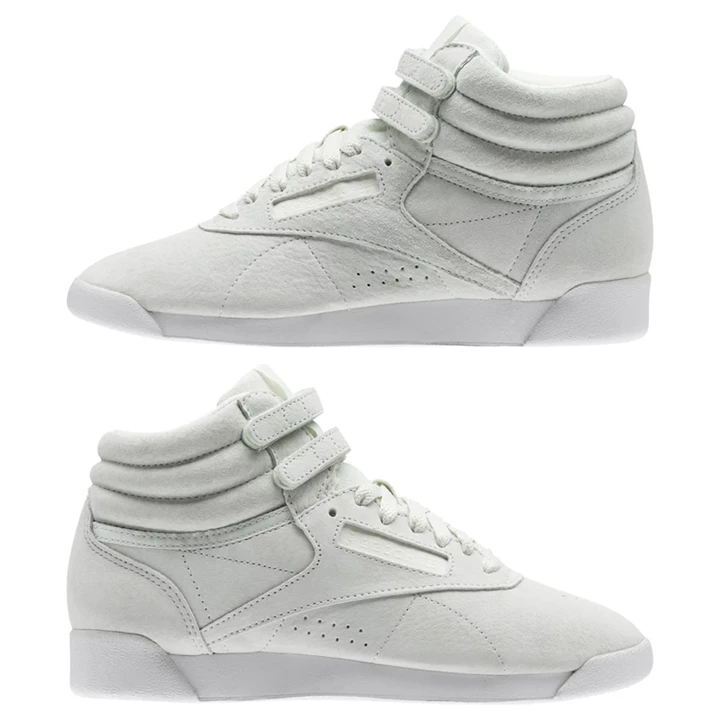 Zapatillas Reebok Freestyle HI NBK Mujer Azules Blancas | 750461JID