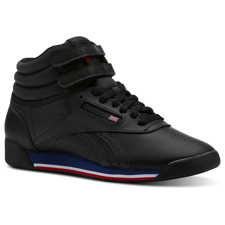 Zapatillas Reebok Freestyle Hi Mujer Negras Blancas Azules Rojas | 879614BIP