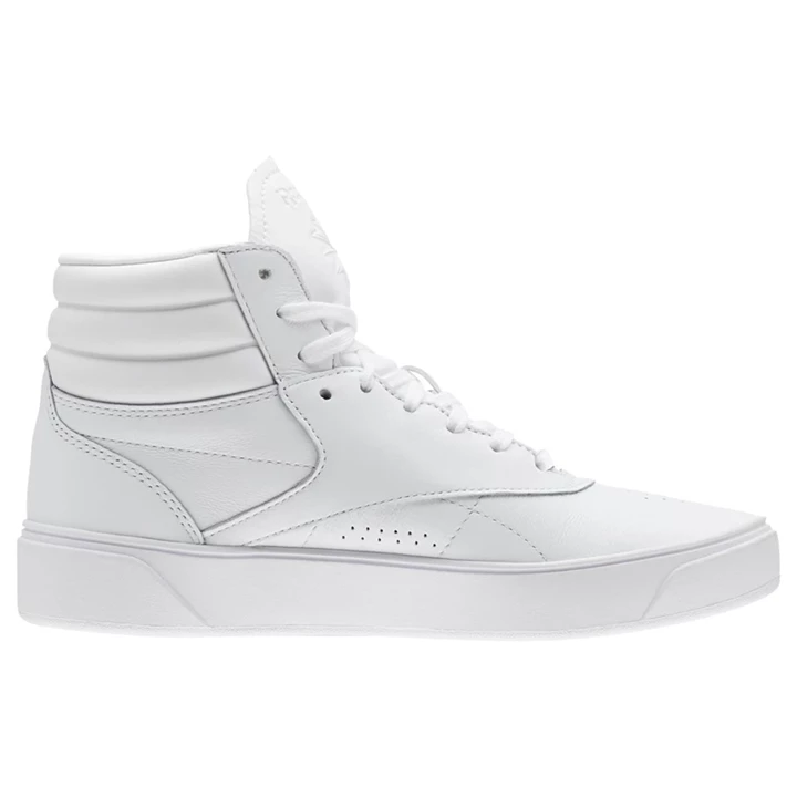 Zapatillas Reebok Freestyle Hi Nova Mujer Blancas Moradas | 619742HXU