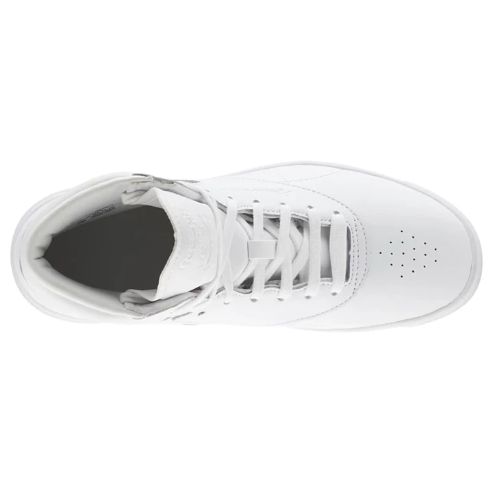 Zapatillas Reebok Freestyle Hi Nova Mujer Blancas Moradas | 619742HXU