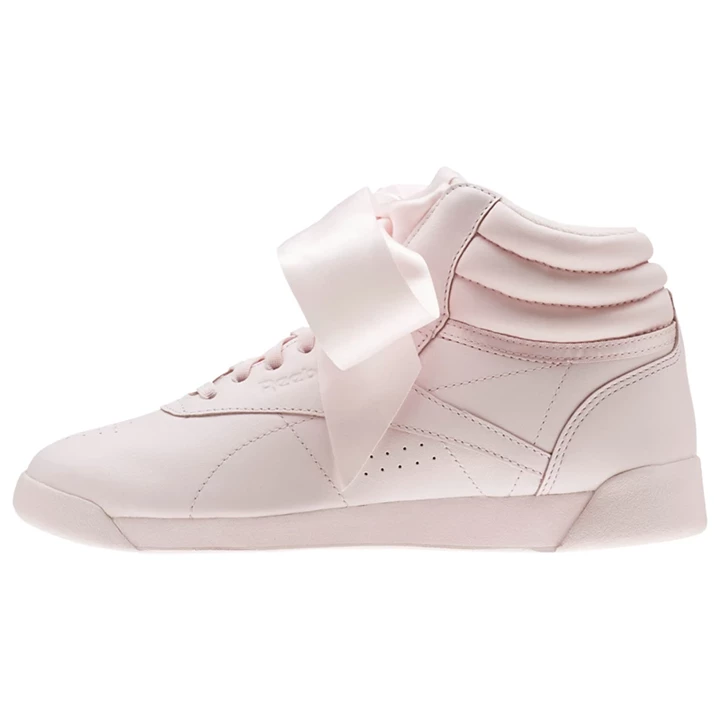 Zapatillas Reebok Freestyle Hi Satin Bow Mujer Rosas Gris | 238791YUI