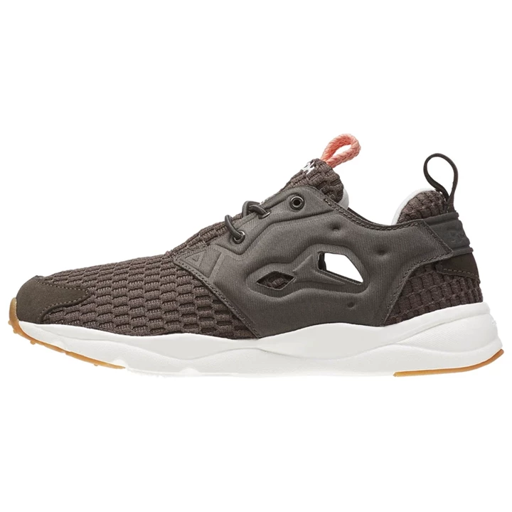 Zapatillas Reebok Furylite Loom Mujer Marrones Blancas | 217536SJR