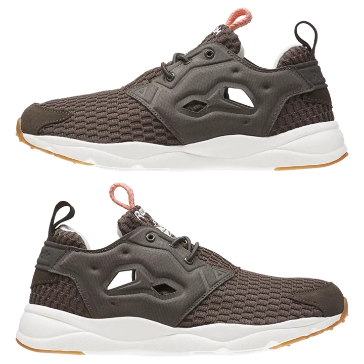 Zapatillas Reebok Furylite Loom Mujer Marrones Blancas | 217536SJR