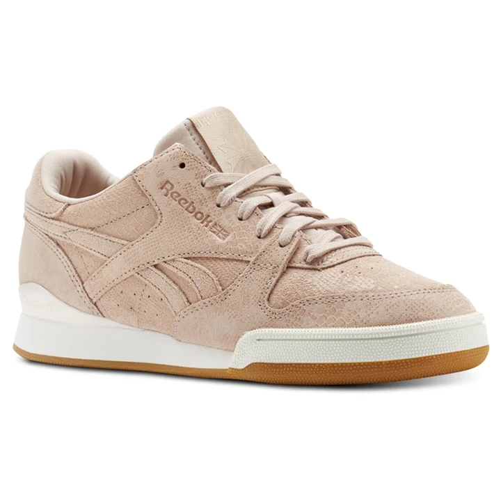 Zapatillas Reebok PHASE 1 PRO Mujer Beige Rosas | 671495CIQ