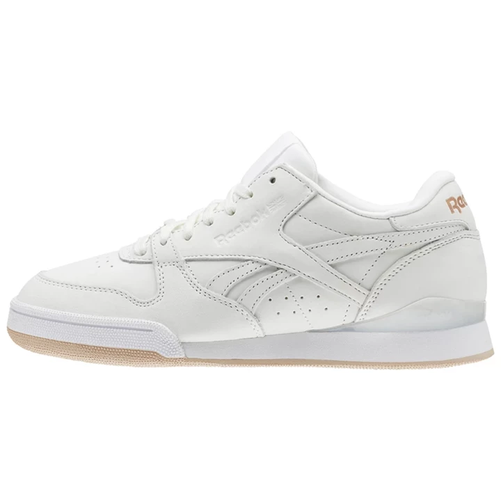 Zapatillas Reebok PHASE 1 PRO Mujer Blancas Beige Doradas | 907563CWG