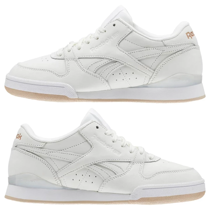 Zapatillas Reebok PHASE 1 PRO Mujer Blancas Beige Doradas | 907563CWG