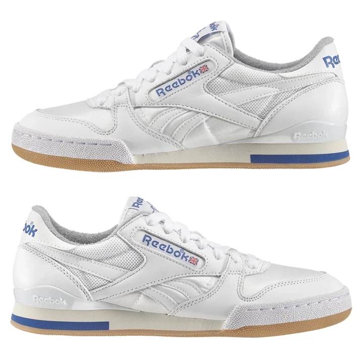 Zapatillas Reebok Phase I Pro Hombre Blancas Azul Real Gris | 952604TXQ