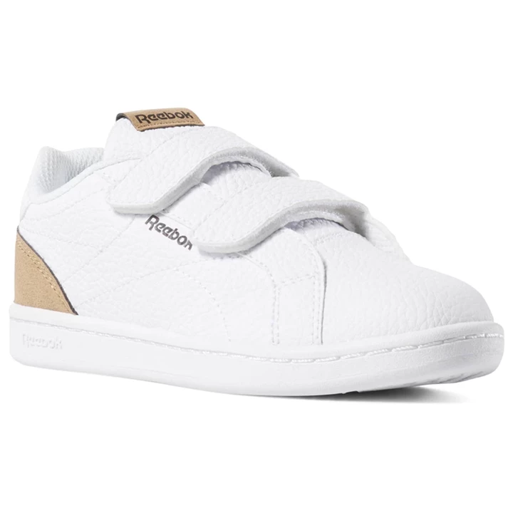 Zapatillas Reebok ROYAL COMP CLN 2V Brown Niños Blancas Marrones Oscuro Marrones | 247538XSO