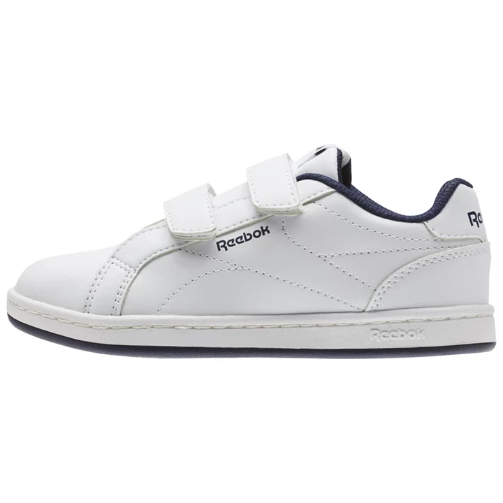 Zapatillas Reebok ROYAL COMP CLN 2V Niños Blancas Azul Marino | 702365MDS