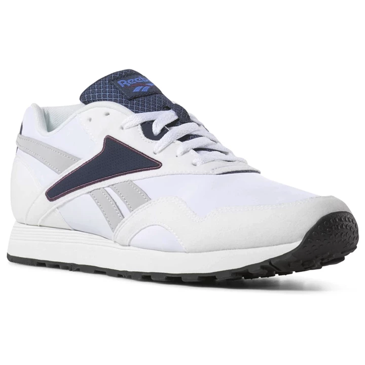 Zapatillas Reebok Rapide Hombre Blancas Azul Marino Moradas Gris | 350197SBU