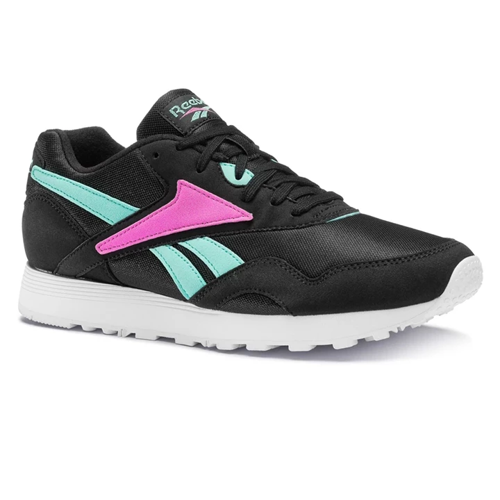 Zapatillas Reebok Rapide OG SU Mujer Negras Turquesa Rosas Blancas | 859763MJU