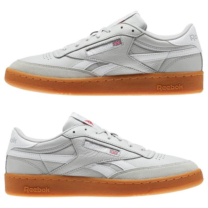 Zapatillas Reebok Revenge Plus Gum Hombre Gris Blancas | 718346CLS