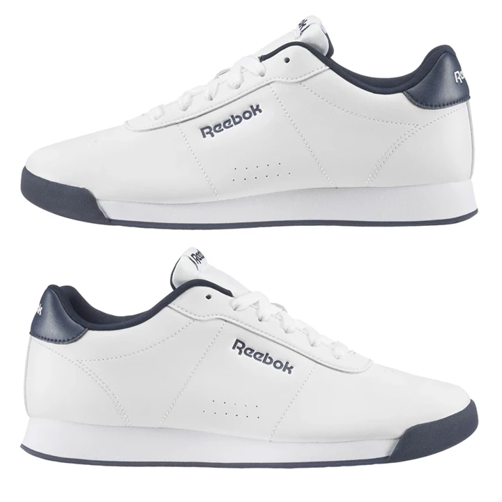 Zapatillas Reebok Royal Charm Mujer Blancas Azul Marino | 125968VNJ