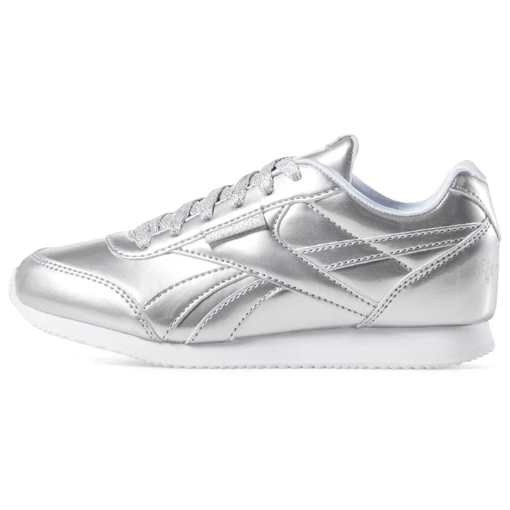 Zapatillas Reebok Royal Classic Jog 2 Niños Plateadas Blancas | 451689VFX