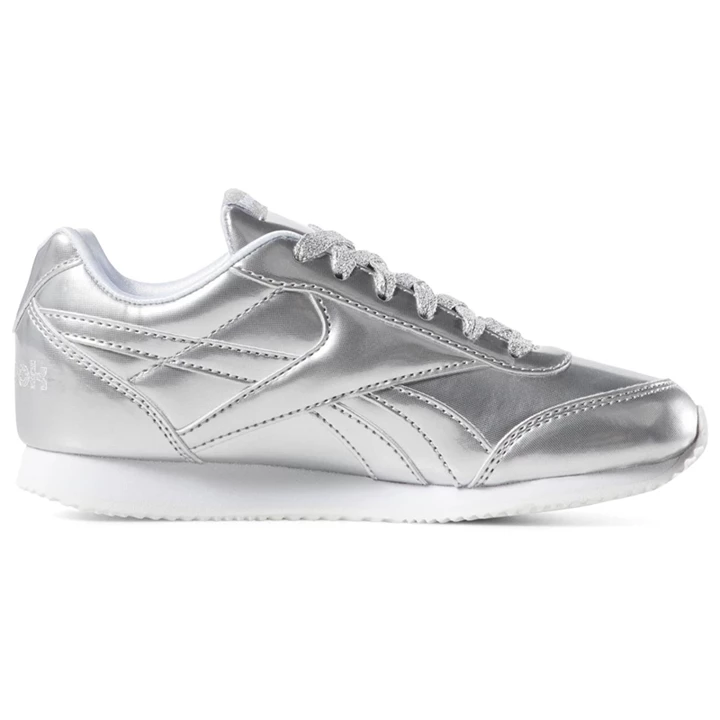 Zapatillas Reebok Royal Classic Jog 2 Niños Plateadas Blancas | 451689VFX