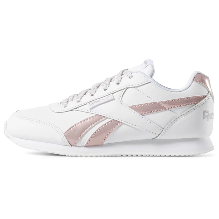 Zapatillas Reebok Royal Classic Jog 2 Niños Blancas Rosas | 609734YXU