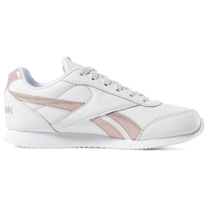 Zapatillas Reebok Royal Classic Jog 2 Niños Blancas Rosas | 609734YXU